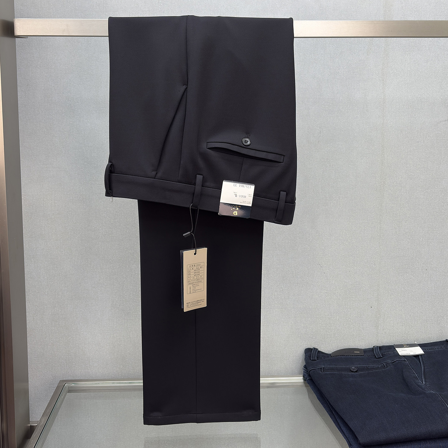 道一男裤休闲裤8501-2高腰宽松弹力2025秋冬商务上班正装男直筒裤