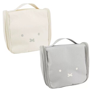 日系卡通可爱兔子多功能手提化妆包大容量折叠洗漱收纳包挂钩包