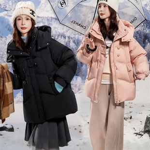 特大码羽绒服女加肥胖mm200斤新中式国风中长款减龄加厚保暖外套