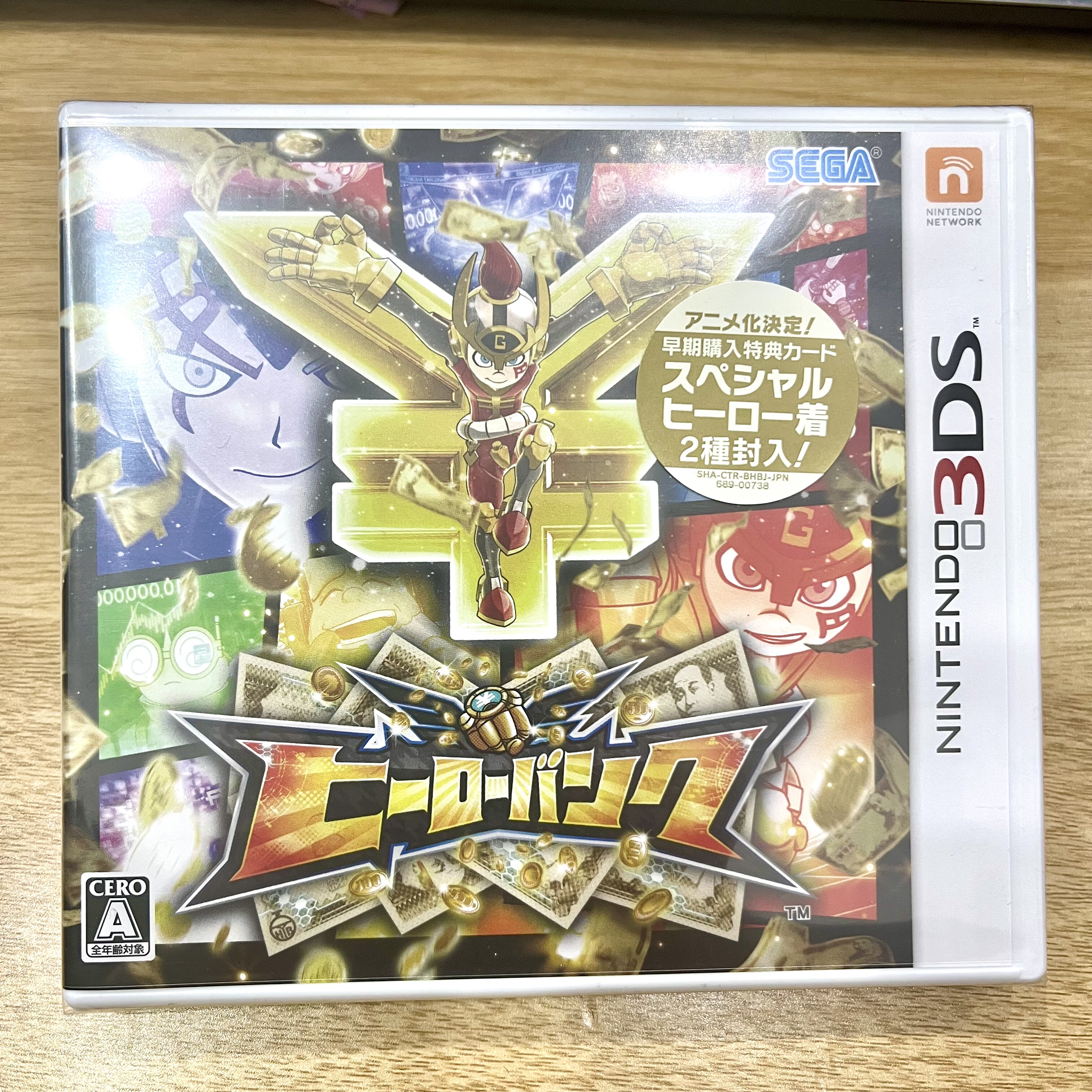 3DS游戏卡 英雄银行 日版游戏