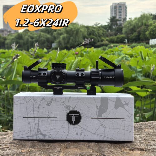 EOXPRO1.2-6倍高配拉伸抗震光学灯光防抖十字望远镜模型弹弓玩具