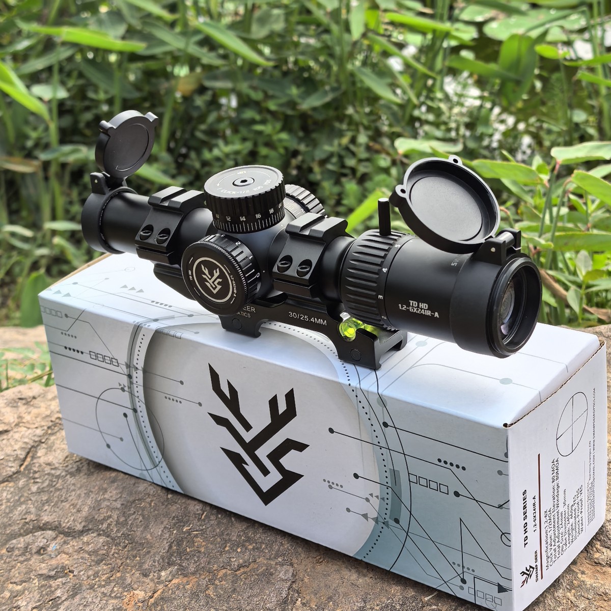 新品沼泽鹿swampdeer速喵TDHD1.2-6倍率可调薄壁高清十字弹弓玩具