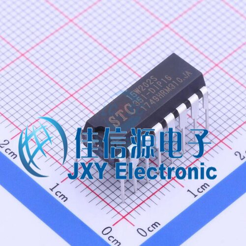 STC15W202S-35I-DIP16 STC(宏晶)  DIP-16