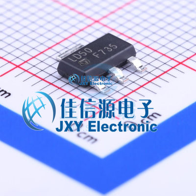 线性稳压器(LDO) LD1117S50TR ST(意法半导体) SOT-223