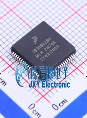 60KB单片机 S9S08DZ60F2MLH NXP(恩智浦) LQFP-64(10x10) 40MHz