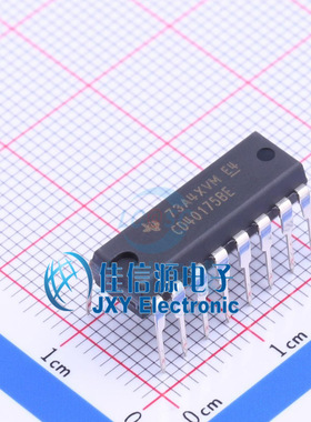 触发器     CD40175BE  TI(德州仪器)  PDIP-16