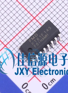 MCU单片机 FT61F143-RB FMD(辉芒微) SOP-16 RISC 4KB 512Byte