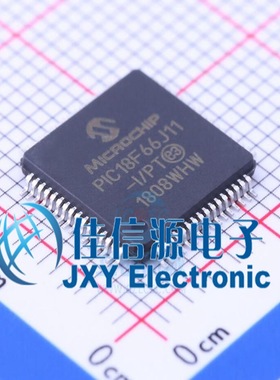 64KB单片机 PIC18F66J11-I/PT MICROCHIP(美国微芯) TQFP-64 全新