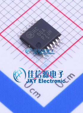 逻辑门     MC74HC00ADTR2G  onsemi(安森美)  TSSOP-14