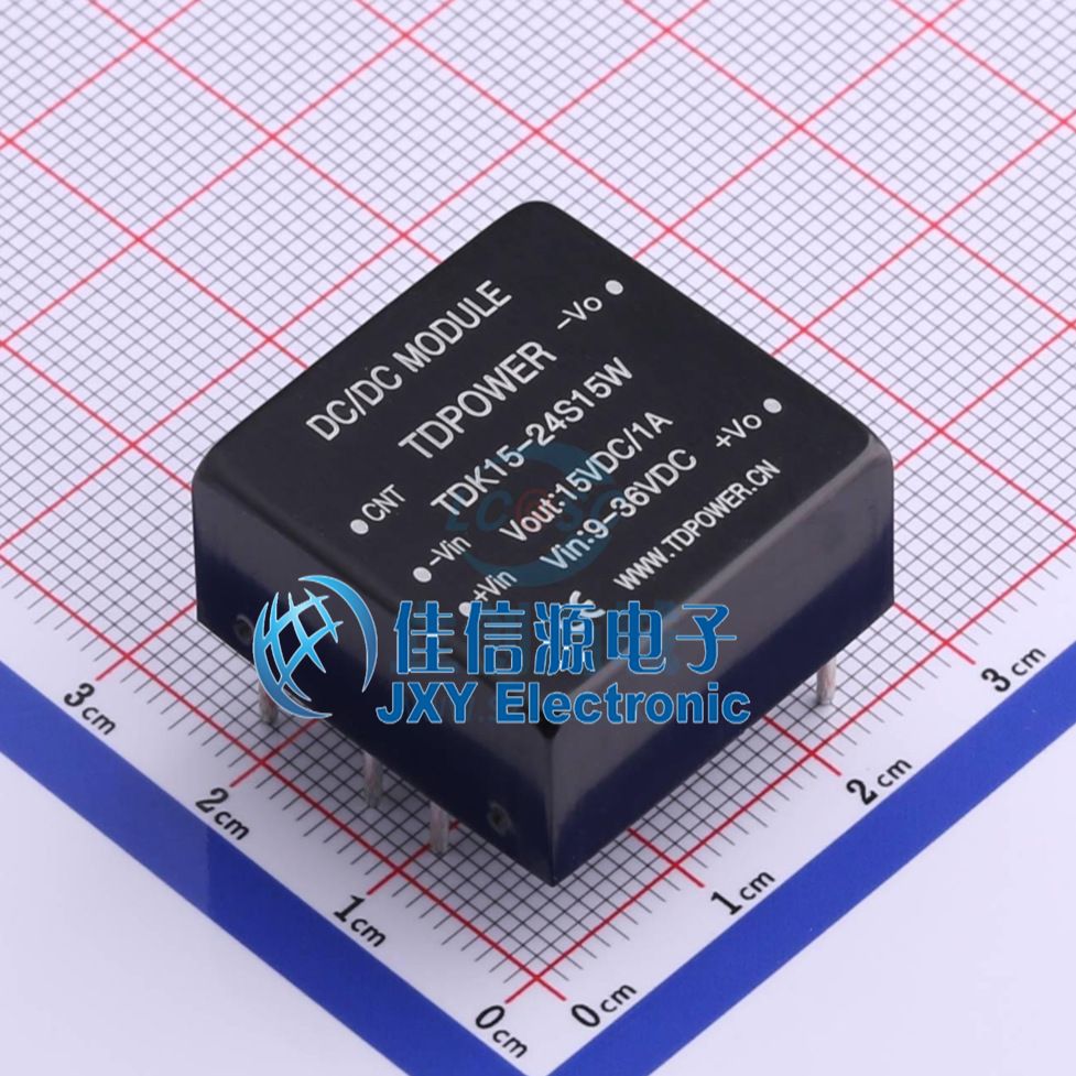 电源模块    TDK15-24S15W  TDPOWER(腾达电源)  插件