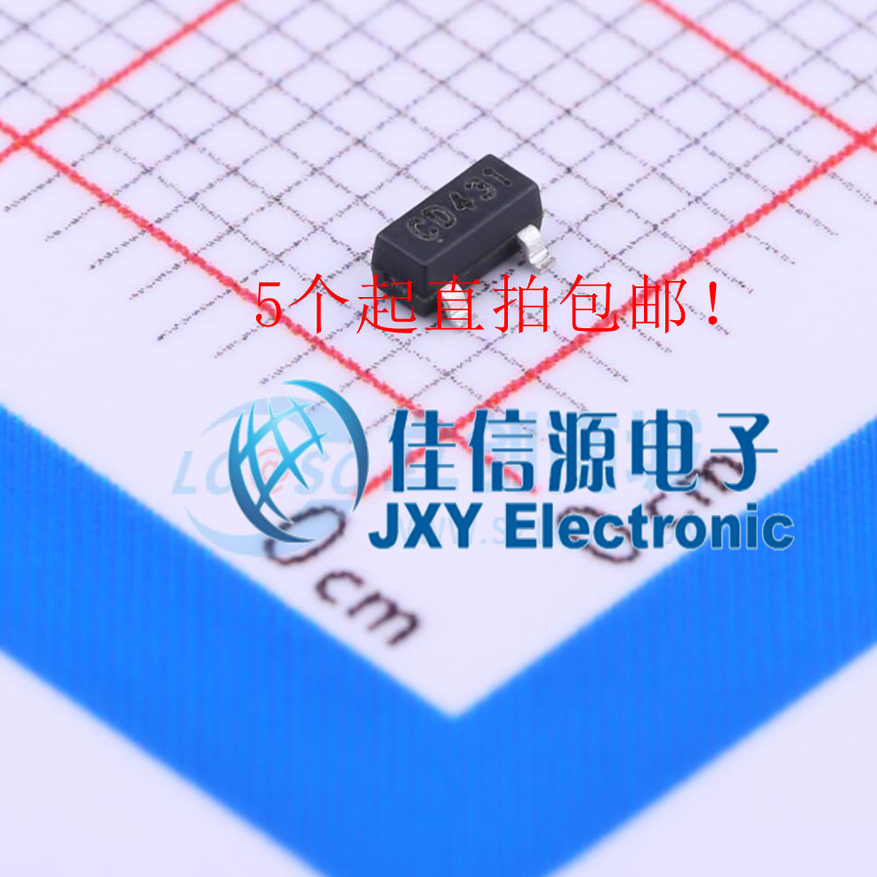 电压基准芯片 CD431 0.5% CJ(长电/长晶) SOT-23-3 替代TI的TL431 电子元器件市场 集成电路（IC） 原图主图