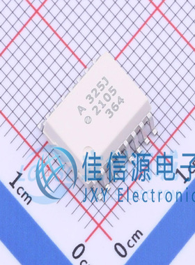 光耦  QCPL-325J-500E  AVAGO/安华高  SOP-16