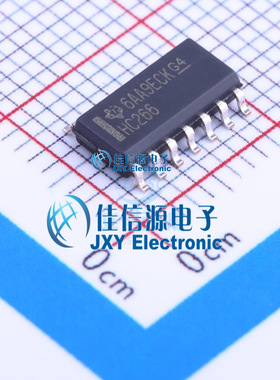 逻辑门 SN74HC266DR TI SOIC-14异或非门4通道2输入2V~6V全新2uA