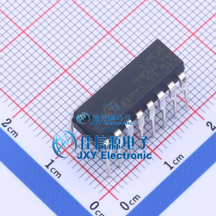 电机驱动芯片    L293B  ST(意法半导体)  DIP-16