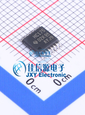 触发器     SN74HC175PWR  TI(德州仪器)  TSSOP-16