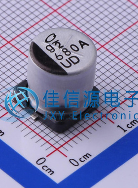 贴片电解电容 UUD1A681MNL1GS 尼吉康 10x10 680uF 10V 670mA