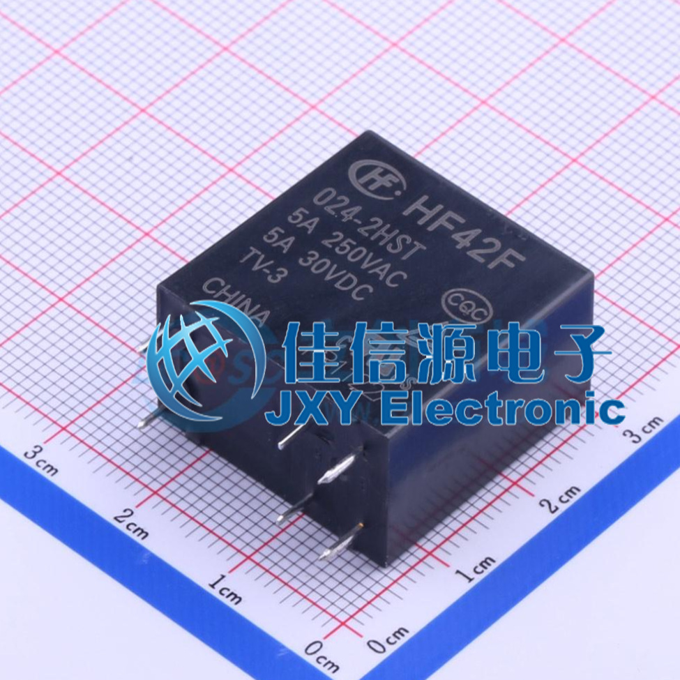 功率继电器      HF42F/024-2HST    HF(宏发)