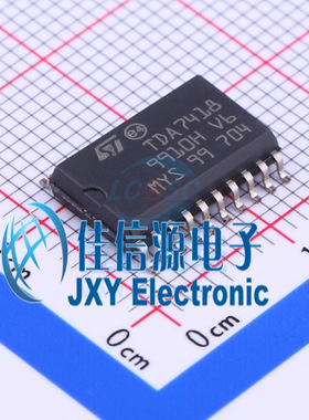 音频接口芯片  TDA7418TR  ST(意法半导体)  SOIC-20 300mil