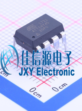 单片机 ATTINY45-20PU MICROCHIP(美国微芯) DIP-8 存储4KB 全新