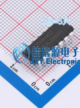 逻辑门 SN74LS86AN LX(灵星芯微) DIP-14异或门4通道2uA全新(5只)