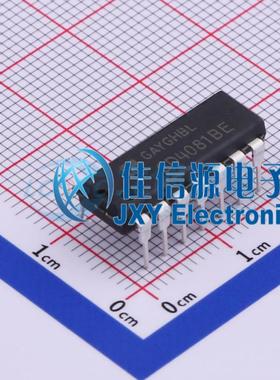 逻辑门 CD4081BE HGSEMI(华冠) DIP-14 全新(5只装)