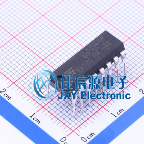 达林顿晶体管阵列      ULN2064B  ST(意法半导体)  PowerDIP-16