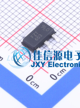 三极管(BJT)     FZT653TC  DIODES(美台)  SOT-223