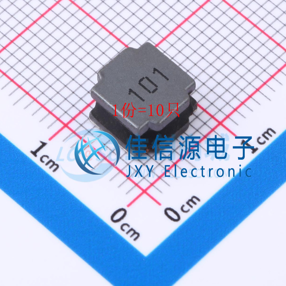 电感 APSWPA8040S101MTF APV(爱普微) 8x8mm 100uH ±20%（10只）