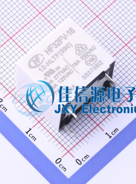 功率继电器      HF32FV-16/12-HLTF(590)   HF(宏发)