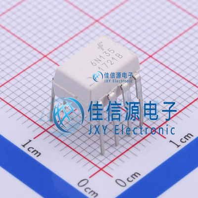 光耦 6N135 onsemi(安森美) DIP-8 2.5KV 全新原装