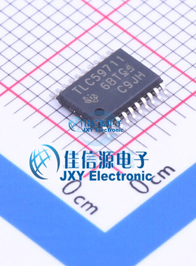 LED驱动     TLC59711PWPR  TI(德州仪器)  HTSSOP-20-EP