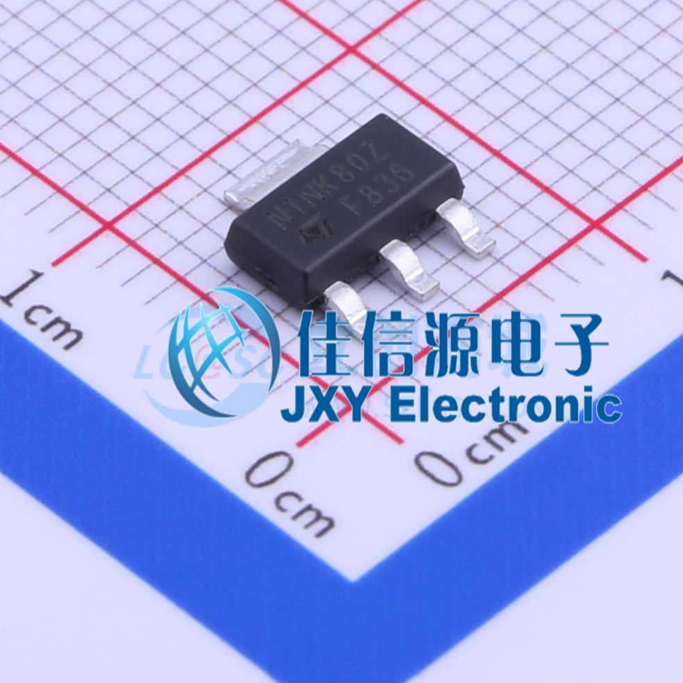场效应管(MOSFET)    STN1NK80Z  ST(意法半导体)  SOT-223-3