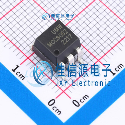 光耦 MOC3052SM UMW(友台) SOP-6双向可控硅输出100mA全新电压5kV