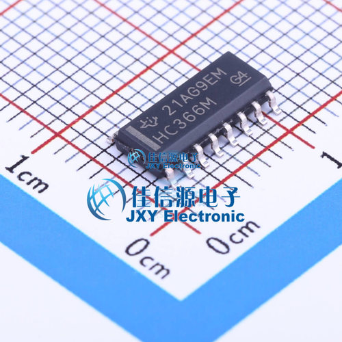 缓冲器/驱动器    CD74HC366M96  TI(德州仪器)  SOIC-16