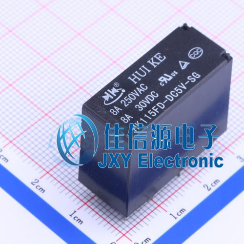 功率继电器      HK115FD-DC5V-SG   汇科