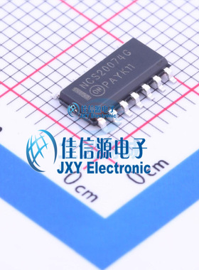 运算放大器   NCS20074DR2G  ON(安森美)  SOIC-14 150mil