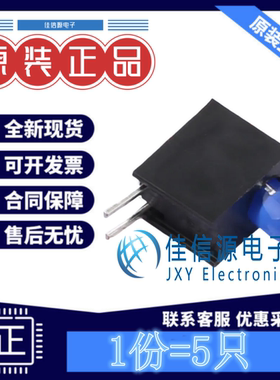LED灯座 XL-DZ304UBD/1 成兴光 F3蓝发蓝色单孔灯座蓝灯20mA(5只)