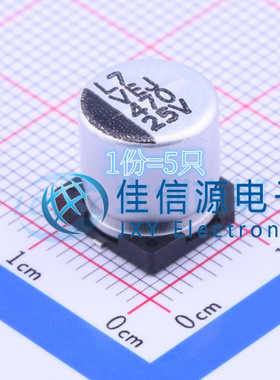 VEJ471M1ETR-1010 lelon(立隆)10x10 470uF 25V（5只）