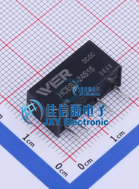 电源模块    HCES1-24S15  WIER(微尔)  插件