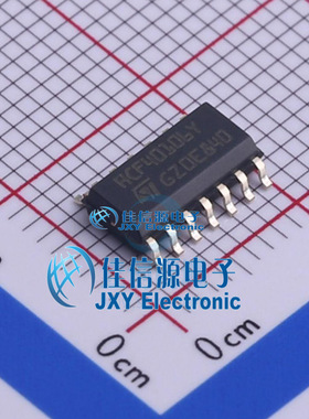 反相器 HCF40106YM013TR ST(意法半导体) SO-14六路施密特触发器