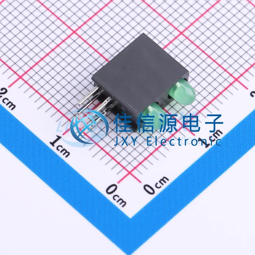 LED灯座 L-7104MD/2GD Kingbright DIP-4-2.54mm 绿色2.4V10mA