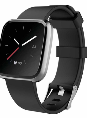 适用Fitbit Versa lite/Versa1/2代能手表替换腕带通用软硅胶表带