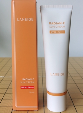兰芝防晒霜spf50+PA++++淡斑焕白精华美白隔离紫外线50ml清爽补水