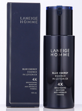 兰芝男士深海焕能紧肤乳125m精华乳液舒缓保湿须后护理韩国专柜新