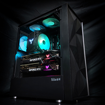 13代I7 13700KF/RTX3070双显卡不锁算力高性能工作站运算主机