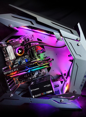 I7 13700K/RTX4070TI装甲战士游戏电竞直播水冷主机