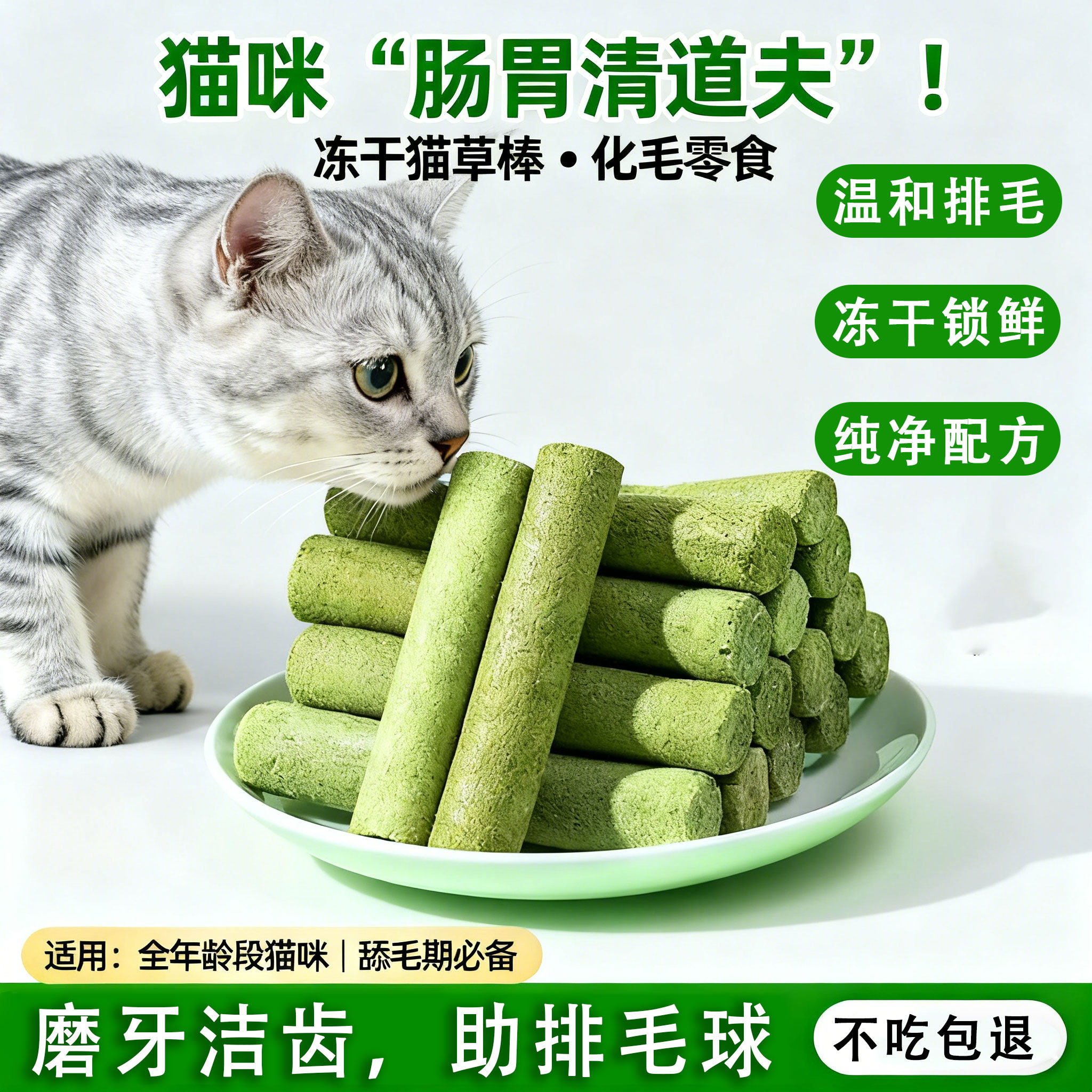 猫草棒磨牙冻干猫咪零食化毛球排毛宠物即食幼猫成猫零食口腔洁齿,宠物/宠物食品及用品,猫草/猫草片,淘宝优惠券,粉丝福利购,淘宝优惠卷