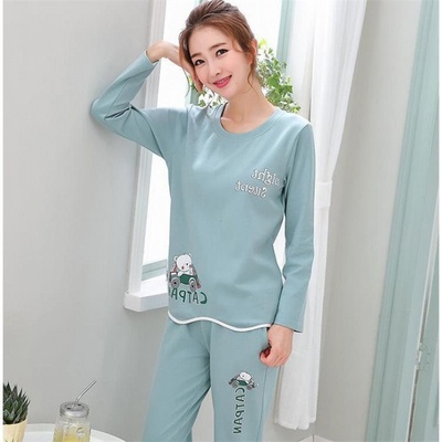 春秋款可外穿冬季全棉学生家居服