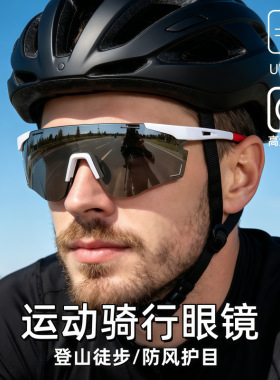 男女自行车墨镜户外太阳镜登山护目欧美跨境炫彩运动防风骑行眼