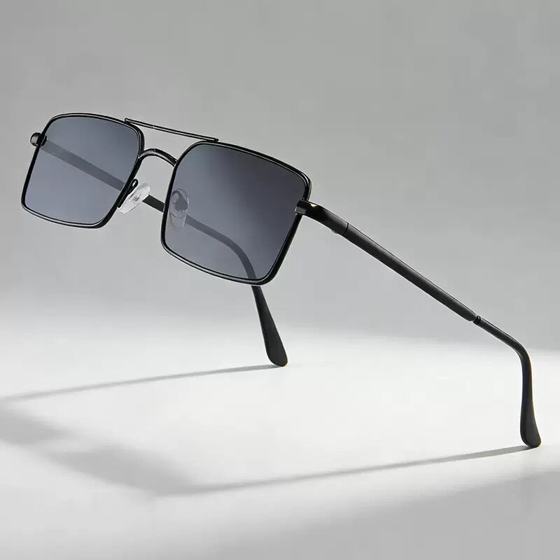 跨境新款方形金属太阳镜遮阳欧美潮流太阳眼镜个性墨镜海洋片同款